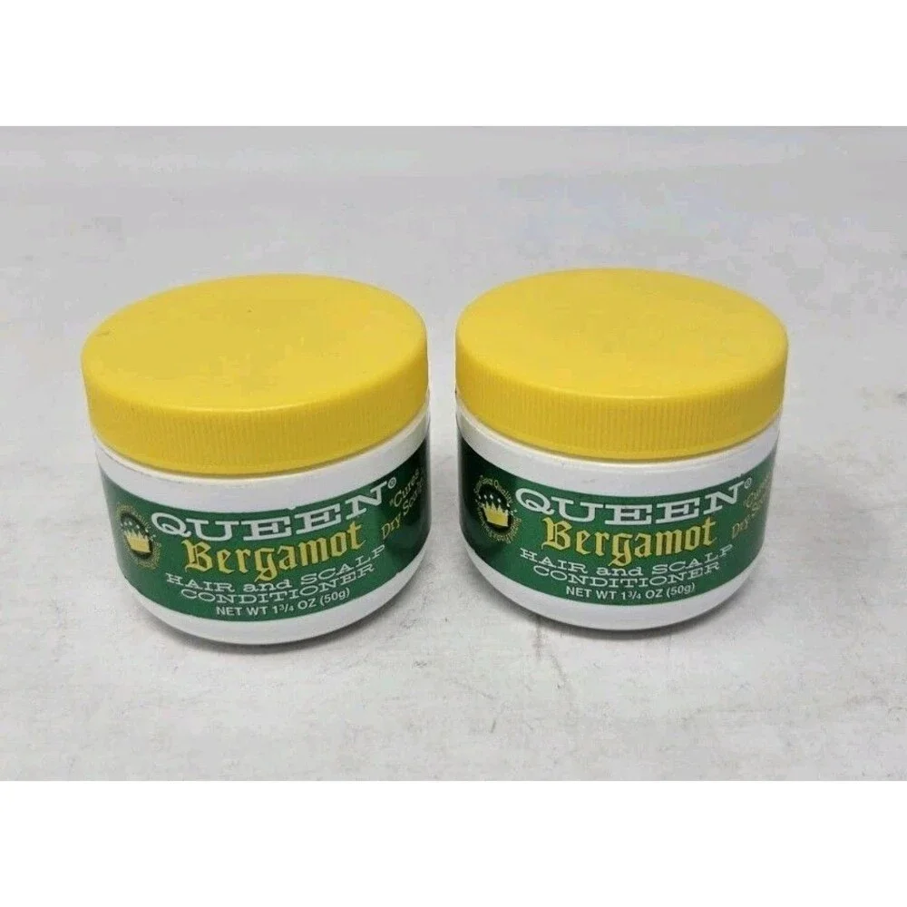 2 Queen Bergamot Hair & Scalp Conditioner 1.75oz Dry Scalp Formula Anti-Breakage